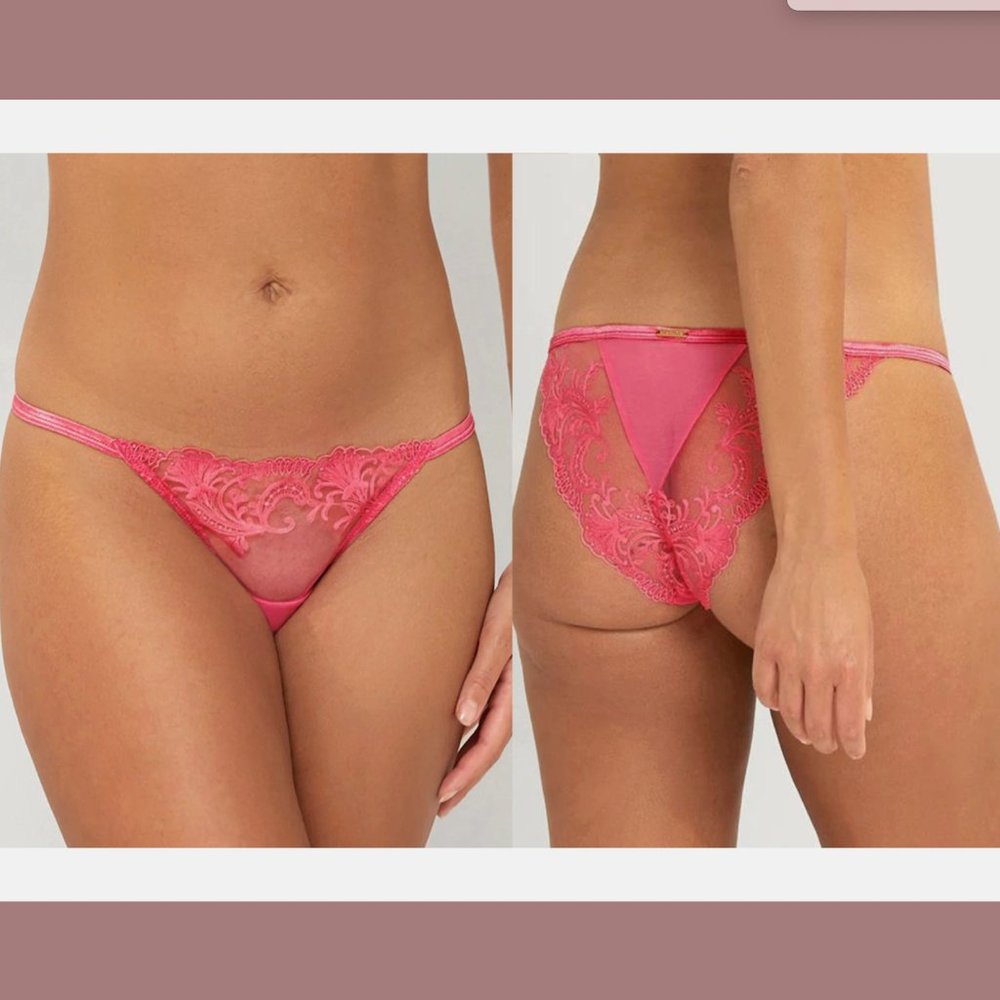 NWT $30 Bluebella [ Large 10 US ] Marseille‎ Panty in Fandango Pink
